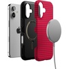 image:imageCasely iPhone 17 Case  Best Dressed  Red Houndstooth  Bold Protective Design  MagSafe Compatible Design