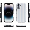 image:imageCasely iPhone 17 Case  Blue Stripes  Sunday Best  Bold Protective Design  Compatible with MagSafe