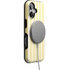 image:imageCasely iPhone 17 Case  Butter Yellow Stripes  Sunday Best  Bold Protective Design  Compatible with MagSafe
