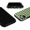 image:imageCasely iPhone 17 Case  Checked Twice  Green Plaid  Bold Protective Design  MagSafe Compatible Design