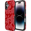 image:imageCasely iPhone 17 Case  Final Rose  Red amp Pink Floral  Bold Protective Design  MagSafe Compatible Design