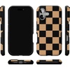image:imageCasely iPhone 17 Case  Fit Check  Black amp Brown Checkerboard  Bold Protective Design  MagSafe Compatible Design