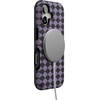 image:imageCasely iPhone 17 Case  Harlequin Midnight Diamond  Black and Purple  Bold Protective Design  MagSafe Compatible Design