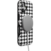image:imageCasely iPhone 17 Case  Harlequin Salem Diamond  Black and White  Bold Protective Design  MagSafe Compatible Design