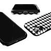 image:imageCasely iPhone 17 Case  Harlequin Salem Diamond  Black and White  Bold Protective Design  MagSafe Compatible Design