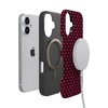 image:imageCasely iPhone 17 Case  Heart Noir  Tiny Hearts  Bold Protective Design  MagSafe Compatible Design