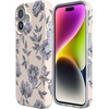 image:imageCasely iPhone 17 Case  Ink amp Iris  Vintage Floral  Compatible with MagSafe  Classic Ultra Slim Design