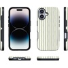 image:imageCasely iPhone 17 Case  Linen Stripe  The Boyfriend Collection  Bold Protective Design  Compatible with MagSafe