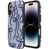image:imageCasely iPhone 17 Case  Love Me Knot  Blue Bow  Bold Protective Design  MagSafe Compatible Design