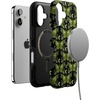 image:imageCasely iPhone 17 Case  Mystic Moths  Green Twilight  Bold Protective Design  MagSafe Compatible Design