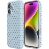 image:imageCasely iPhone 17 Case  On the Dot  Blue amp Brown Polka Dot  Compatible with MagSafe  Classic Ultra Slim Design