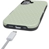 image:imageCasely iPhone 17 Case  On the Dot  Green Polka Dot  Bold Protective Design  Compatible with MagSafe