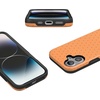 image:imageCasely iPhone 17 Case  On the Dot  Orange Polka Dot  Bold Protective Design  Compatible with MagSafe
