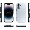 image:imageCasely iPhone 17 Case  Pastel Picnic  Blue Gingham  Bold Protective Design  Compatible with MagSafe