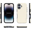 image:imageCasely iPhone 17 Case  Pastel Picnic  Yellow Gingham  Bold Protective Design  Compatible with MagSafe