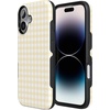 image:imageCasely iPhone 17 Case  Pastel Picnic  Yellow Gingham  Bold Protective Design  Compatible with MagSafe