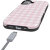 image:imageCasely iPhone 17 Case  Pink Plaid  Sunday Best  Bold Protective Design  Compatible with MagSafe