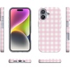 image:imageCasely iPhone 17 Case  Pink Plaid  Sunday Best  Compatible with MagSafe  Classic Ultra Slim Design