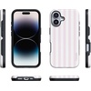 image:imageCasely iPhone 17 Case  Pink Stripes  Sunday Best  Bold Protective Design  Compatible with MagSafe