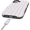 image:imageCasely iPhone 17 Case  Pink Stripes  Sunday Best  Bold Protective Design  Compatible with MagSafe