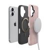 image:imageCasely iPhone 17 Case  Pretty in Pastel  Blush Stripes  Bold Protective Design  MagSafe Compatible Design