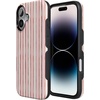 image:imageCasely iPhone 17 Case  Pretty in Pastel  Blush Stripes  Bold Protective Design  MagSafe Compatible Design