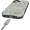 image:imageCasely iPhone 17 Case  Sage Garden  Green Floral  Bold Protective Design  Compatible with MagSafe