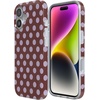 image:imageCasely iPhone 17 Case  Spotted in SoHo  Burgundy Polka Dot  Compatible with MagSafe  Classic Ultra Slim Design