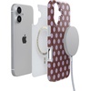image:imageCasely iPhone 17 Case  Spotted in SoHo  Burgundy Polka Dot  Compatible with MagSafe  Classic Ultra Slim Design
