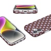 image:imageCasely iPhone 17 Case  Spotted in SoHo  Burgundy Polka Dot  Compatible with MagSafe  Classic Ultra Slim Design