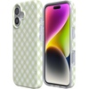 image:imageCasely iPhone 17 Case  Sunday Best  Mint Lattice  Compatible with MagSafe  Classic Ultra Slim Design