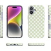 image:imageCasely iPhone 17 Case  Sunday Best  Mint Lattice  Compatible with MagSafe  Classic Ultra Slim Design