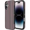 image:imageCasely iPhone 17 Case  Sunday in Brooklyn  Chocolate Blue Stripes  Bold Protective Design  Compatible with MagSafe