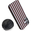 image:imageCasely iPhone 17 Case  Sunday in Brooklyn  Chocolate Blue Stripes  Bold Protective Design  Compatible with MagSafe