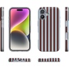 image:imageCasely iPhone 17 Case  Sunday in Brooklyn  Chocolate Blue Stripes  Compatible with MagSafe  Classic Ultra Slim Design