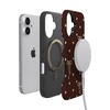 image:imageCasely iPhone 17 Case  Teddy Bows  Brown Polka Dot  Bold Protective Design  MagSafe Compatible Design