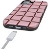 image:imageCasely iPhone 17 Case  Uptown Gridlock  Pink Checkerboard  Bold Protective Design  Compatible with MagSafe