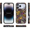 image:imageCasely iPhone 17 Pro Max Case  Falling for You  Plum Floral  Bold Protective Design  Compatible with MagSafe