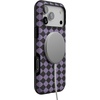 image:imageCasely iPhone 17 Pro Max Case  Harlequin Midnight Diamond  Black and Purple  Bold Protective Design  MagSafe Compatible Design