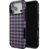 image:imageCasely iPhone 17 Pro Max Case  Harlequin Midnight Diamond  Black and Purple  Bold Protective Design  MagSafe Compatible Design