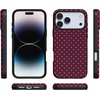 image:imageCasely iPhone 17 Pro Max Case  Heart Noir  Tiny Hearts  Bold Protective Design  MagSafe Compatible Design