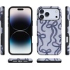 image:imageCasely iPhone 17 Pro Max Case  Love Me Knot  Blue Bow  Bold Protective Design  MagSafe Compatible Design