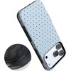 image:imageCasely iPhone 17 Pro Max Case  On the Dot  Blue amp Brown Polka Dot  Bold Protective Design  Compatible with MagSafe