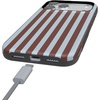 image:imageCasely iPhone 17 Pro Max Case  Sunday in Brooklyn  Chocolate Blue Stripes  Bold Protective Design  Compatible with MagSafe