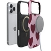 image:imageCasely iPhone 17 Pro Max Case  Whole Lotta Love  Plum Hearts  Bold Protective Design  MagSafe Compatible Design