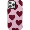 image:imageCasely iPhone 13 Pro Max Case  Whole Lotta Love  Plum Hearts  Bold Protective Design  MagSafe Compatible Design