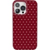 image:imageCasely iPhone 14 Pro Case  On the Dot  Maroon Polka Dot  Compatible with MagSafe  Classic Ultra Slim Design