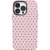 image:imageCasely iPhone 14 Pro Case  On the Dot  Pink amp Brown Polka Dot  Bold Protective Design  Compatible with MagSafe