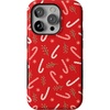 image:imageCasely iPhone 14 Pro Case  Peppermint Kiss  Candy Cane  Bold Protective Design  MagSafe Compatible Design