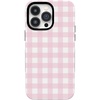 image:imageCasely iPhone 14 Pro Case  Pink Plaid  Sunday Best  Bold Protective Design  Compatible with MagSafe
